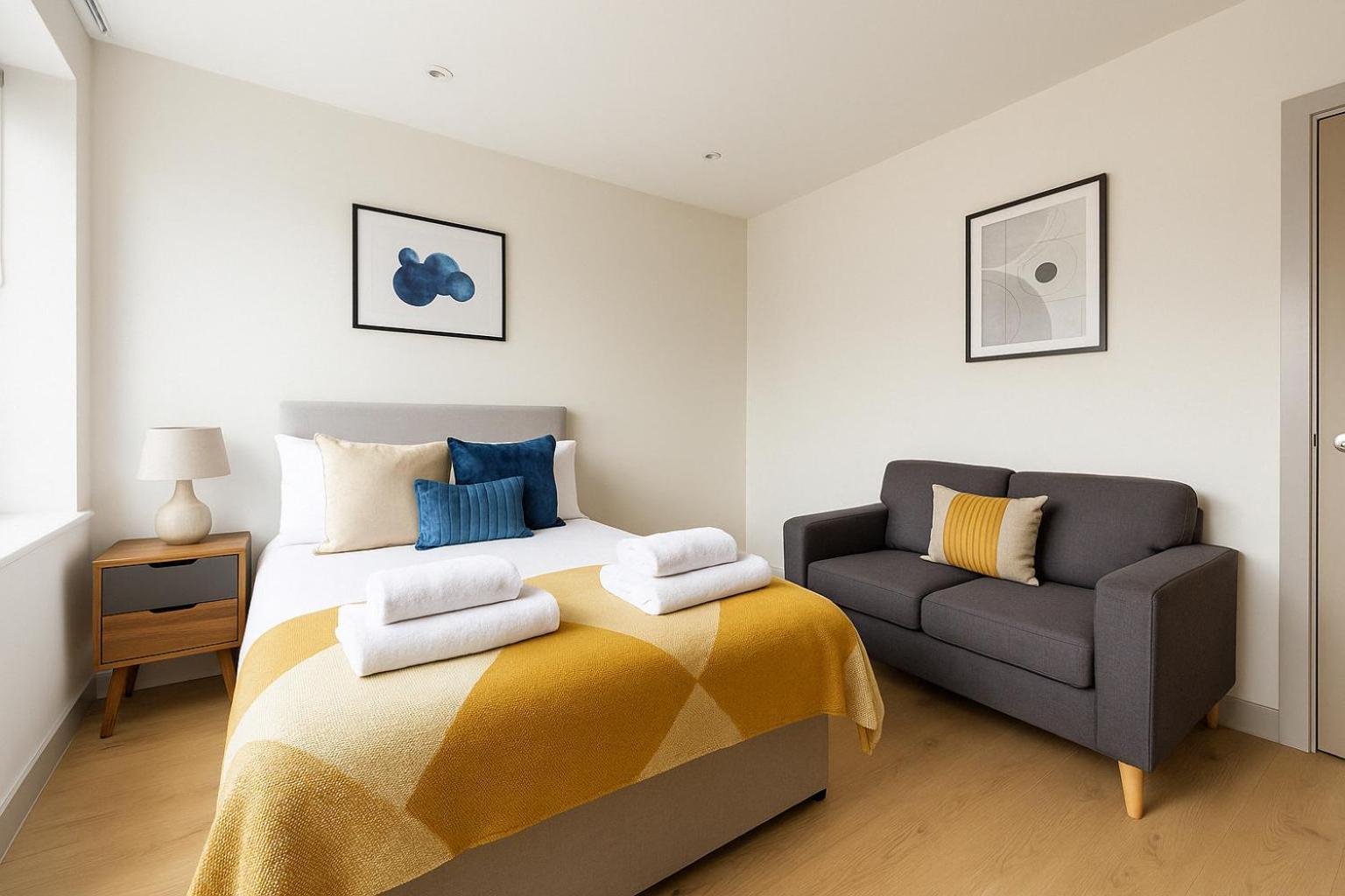 Bright Studio Flat - Walk To River Thames & Kingston Town Surbiton Luaran gambar